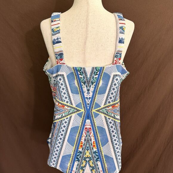 Lucky In Love Tank Paradise Print Tennis Pickleball Golf Womens XL - Picture 5 of 6